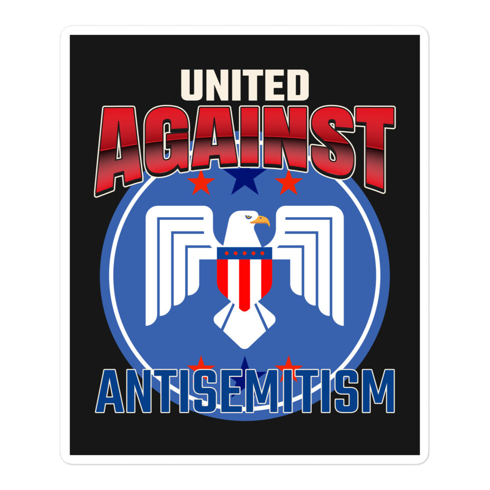 USA Edition | United Against Antisemitism | Kiss Cut Sticker Jouparty