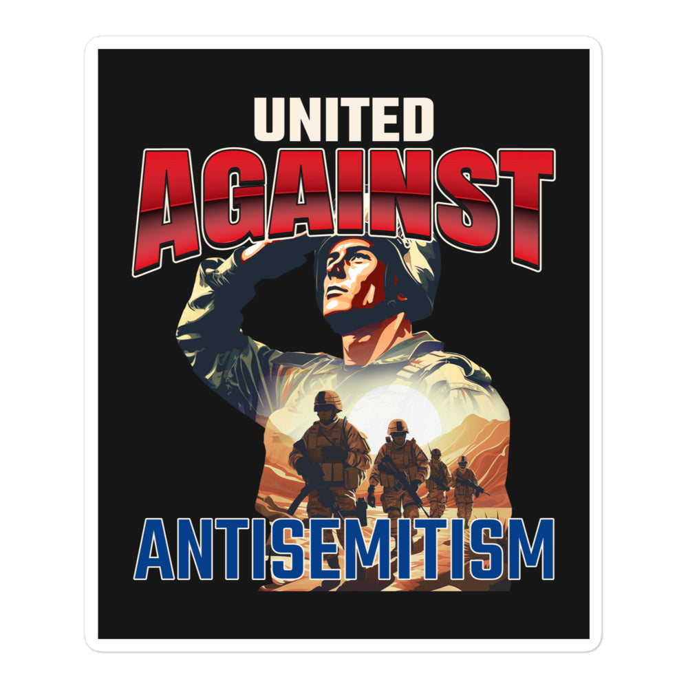 USA Edition | United Against Antisemitism | Kiss Cut Sticker Jouparty