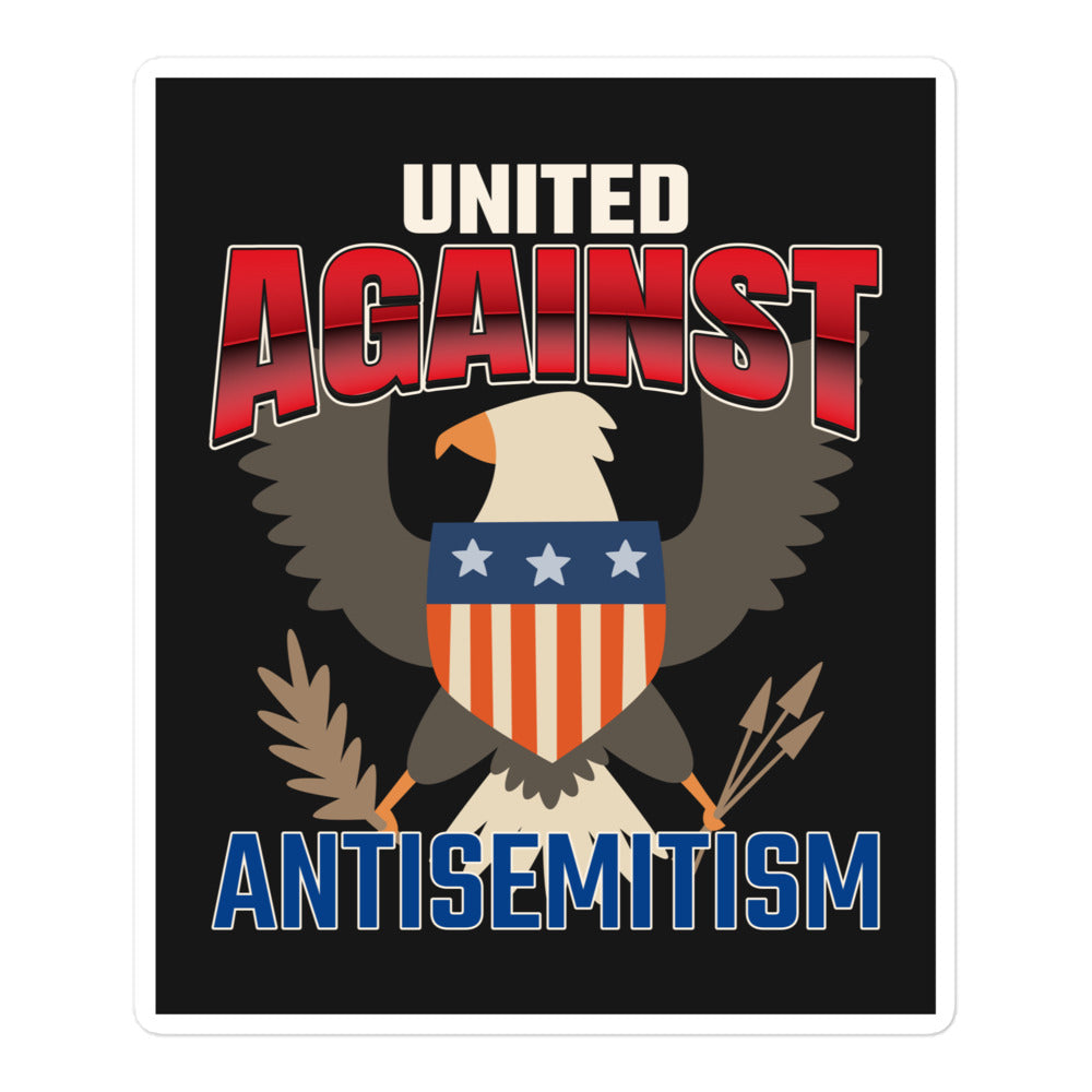 USA Edition | United Against Antisemitism | Kiss Cut Sticker Jouparty