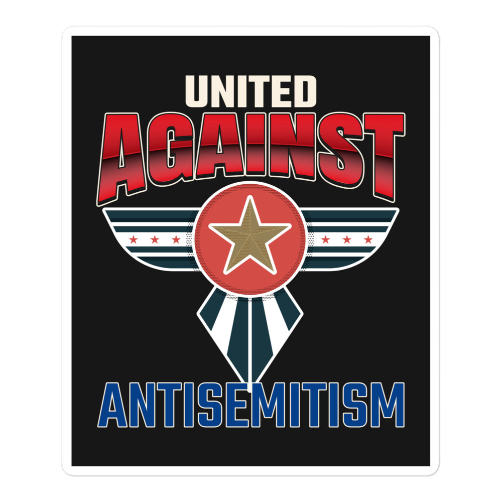 USA Edition | United Against Antisemitism | Kiss Cut Sticker Jouparty