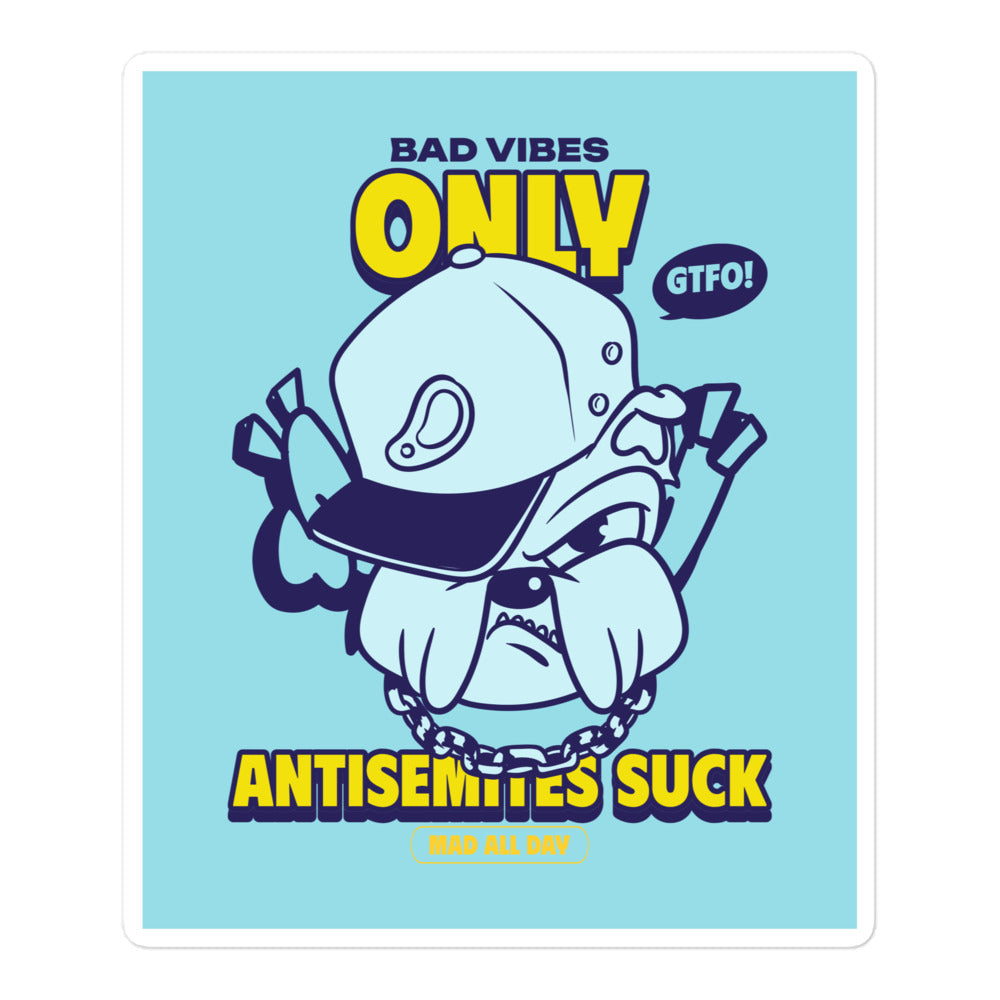 Streetart Graffiti Cartoon | Antisemitism | Kiss Cut Sticker