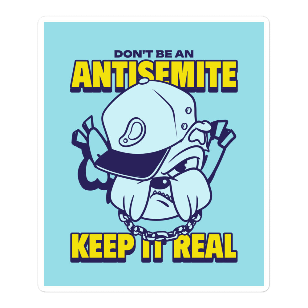 Streetart Graffiti Cartoon | Antisemitism | Kiss Cut Sticker Jouparty