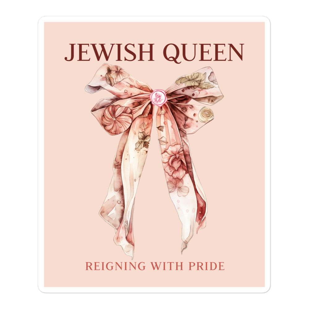 Jewish Queen | Kiss Cut Sticker Jouparty