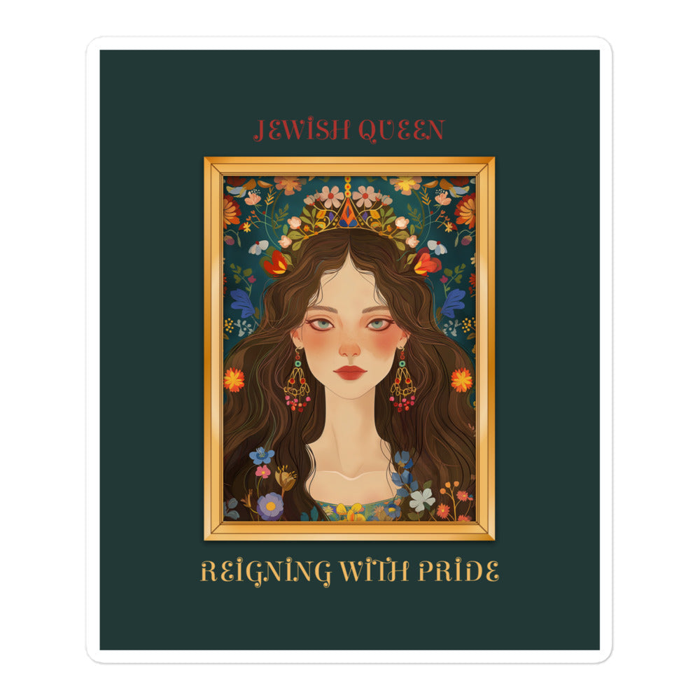 Jewish Queen | Kiss Cut Sticker Jouparty