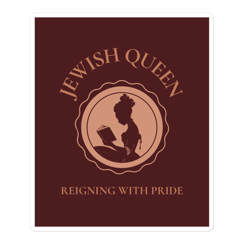Jewish Queen | Kiss Cut Sticker Jouparty