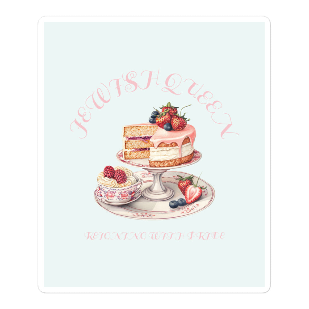 Jewish Queen | Kiss Cut Sticker Jouparty