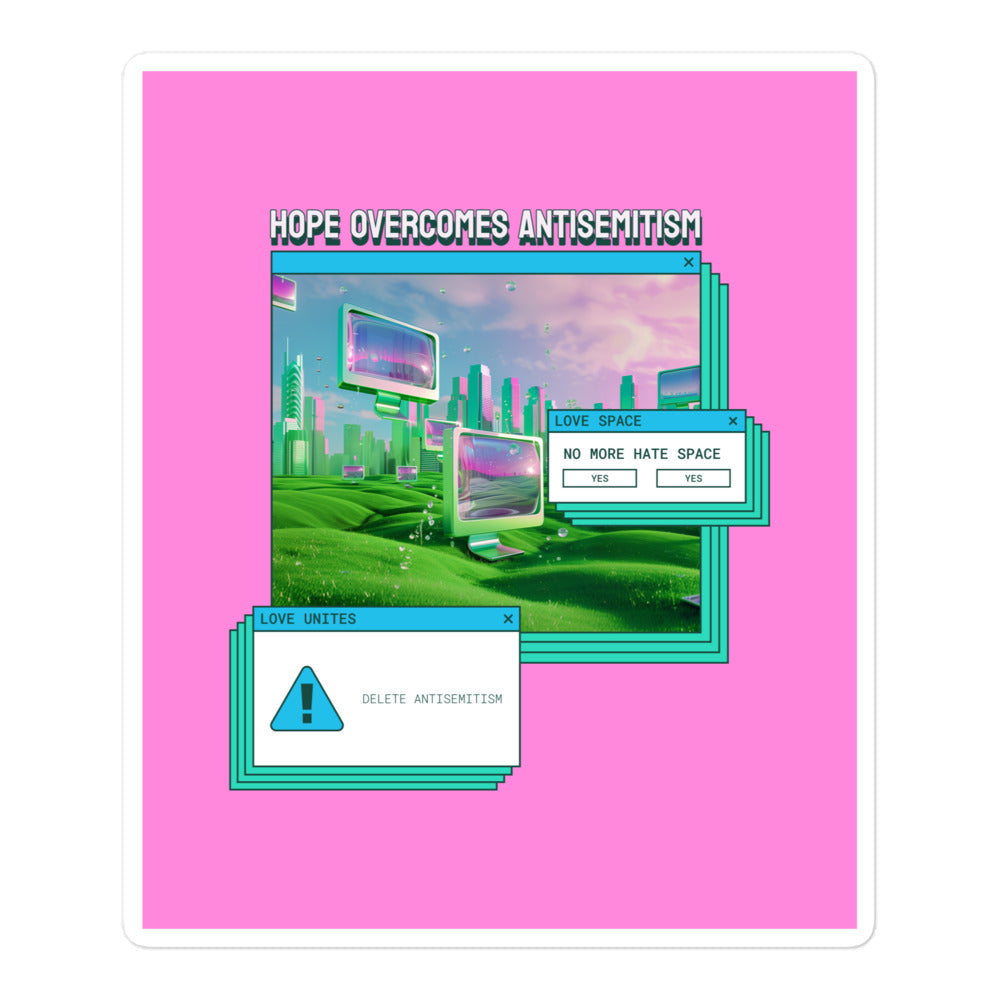 A Colorful Dream | Antisemitism | Kiss Cut Sticker