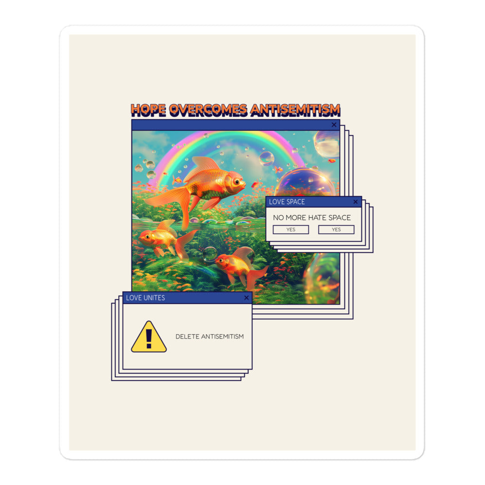 A Colorful Dream | Antisemitism | Kiss Cut Sticker