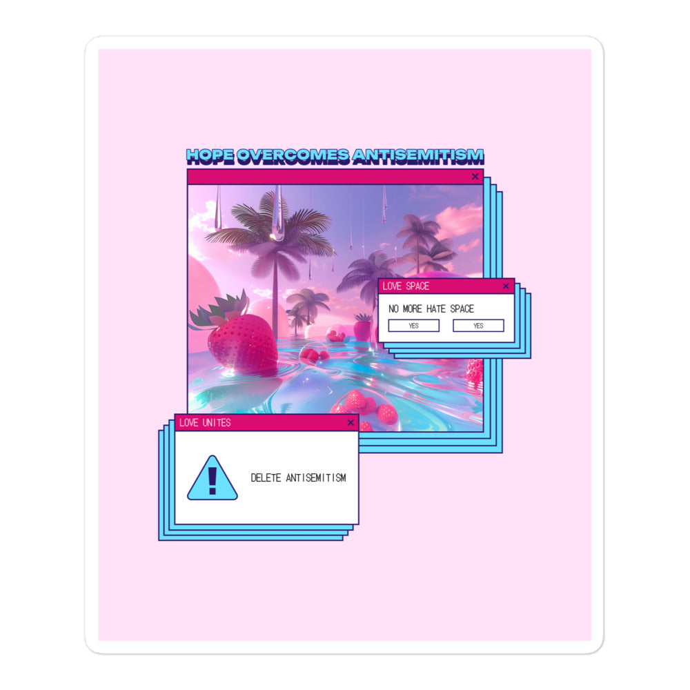 A Colorful Dream | Antisemitism | Kiss Cut Sticker