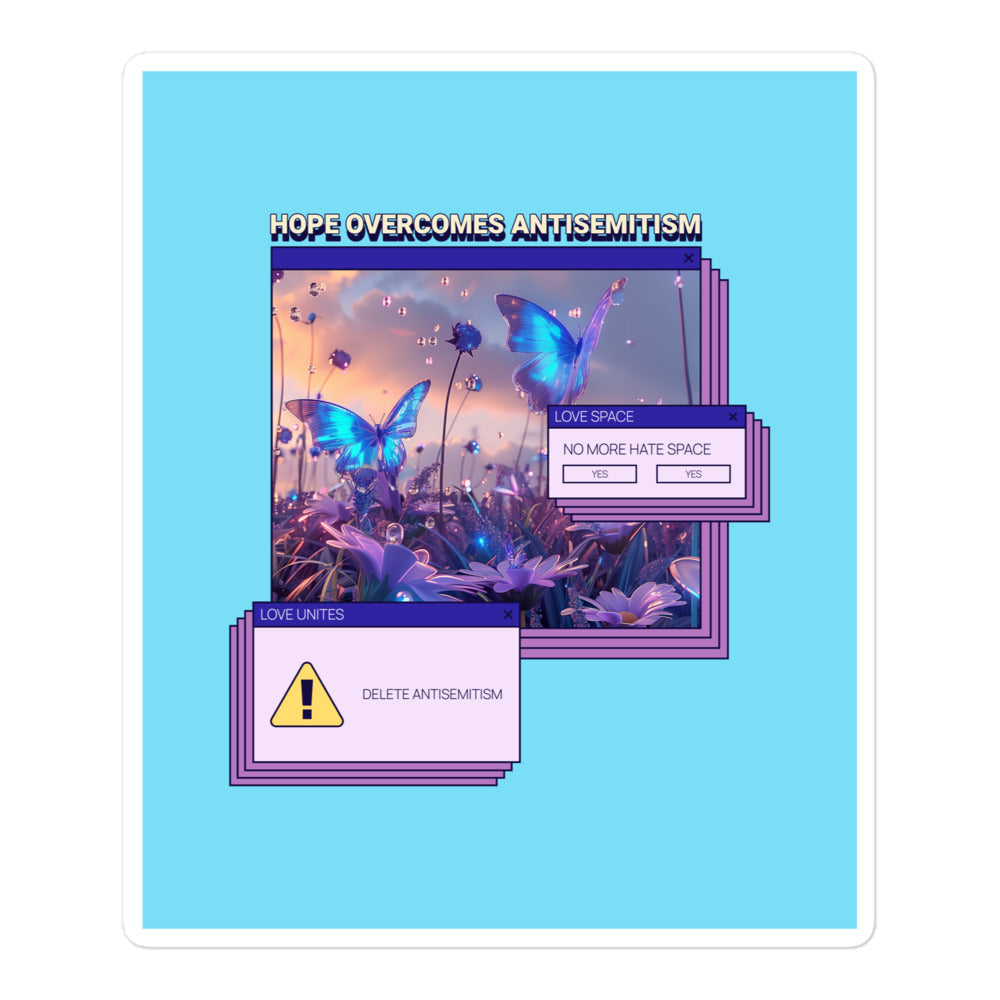 A Colorful Dream | Antisemitism | Kiss Cut Sticker
