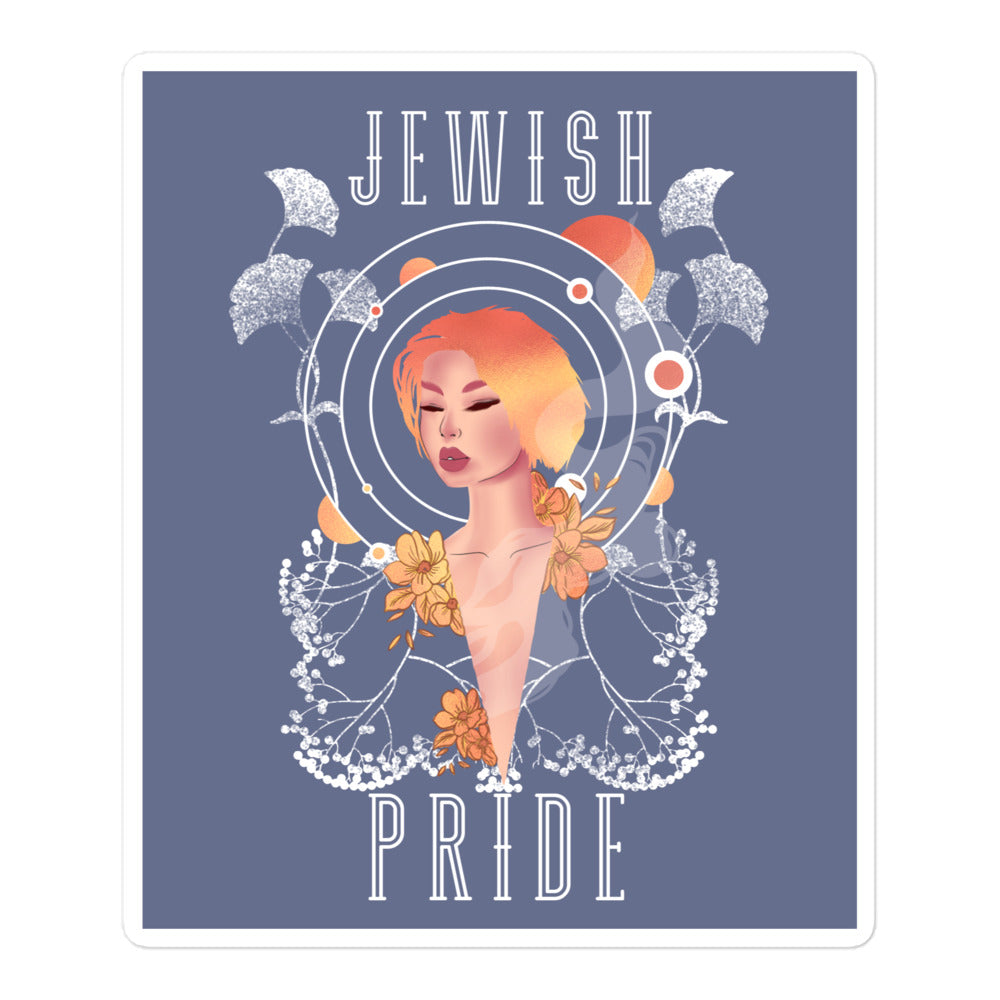 Jewish Beauty | Kiss Cut Sticker Jouparty