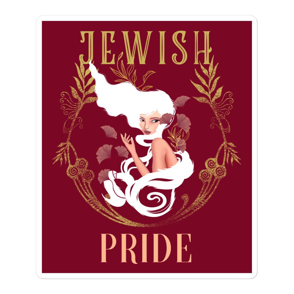 Jewish Beauty | Kiss Cut Sticker Jouparty