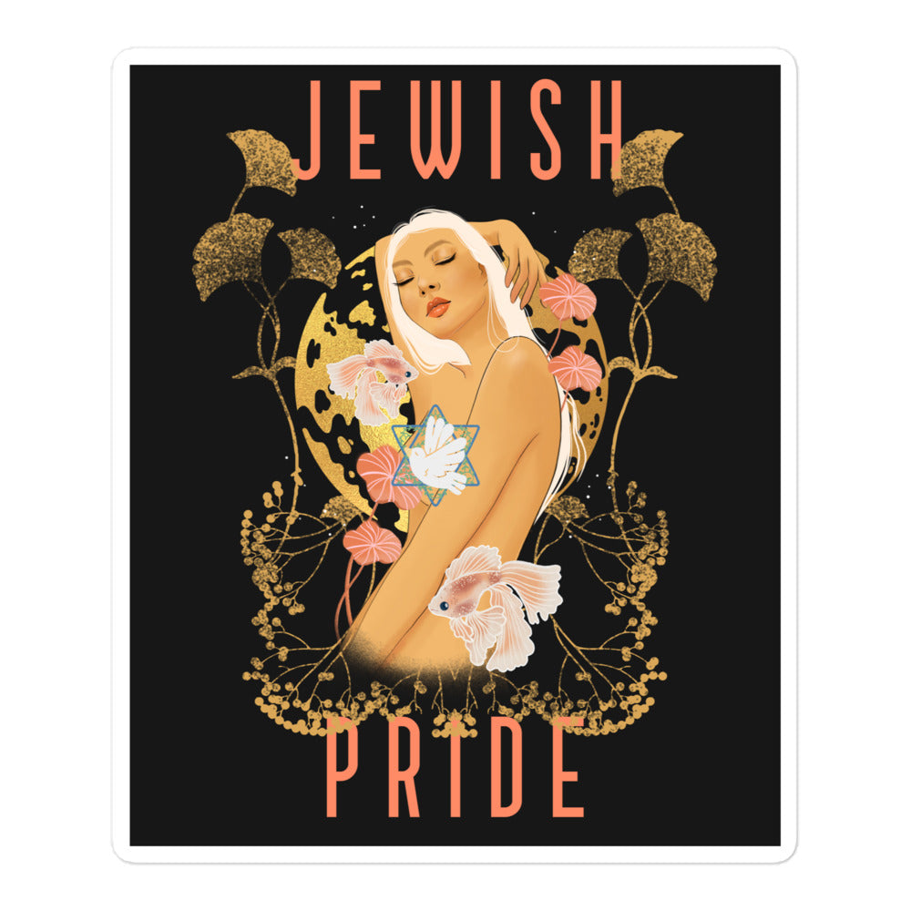 Jewish Beauty | Kiss Cut Sticker Jouparty
