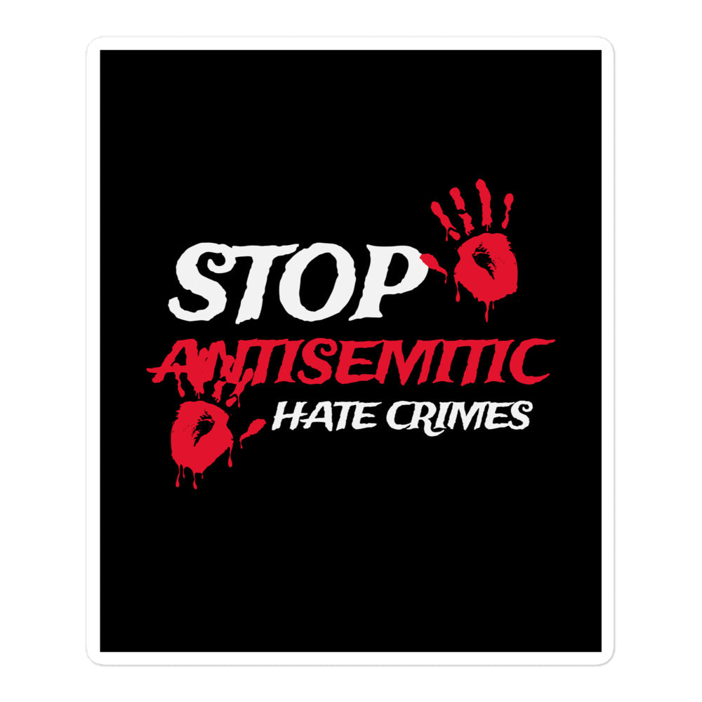 Antisemitic Hate Crimes | Kiss Cut Sticker