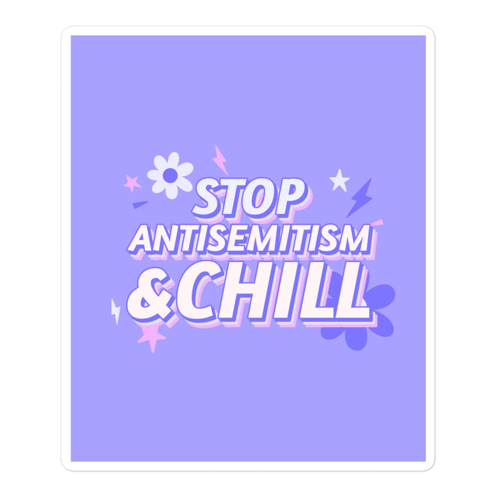 Chill Retro | Antisemitism | Kiss Cut Sticker