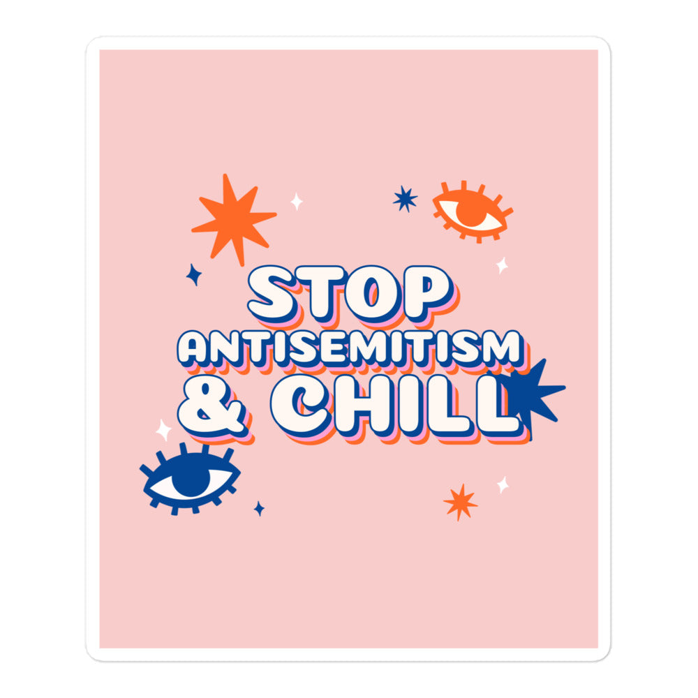 Chill Retro | Antisemitism | Kiss Cut Sticker