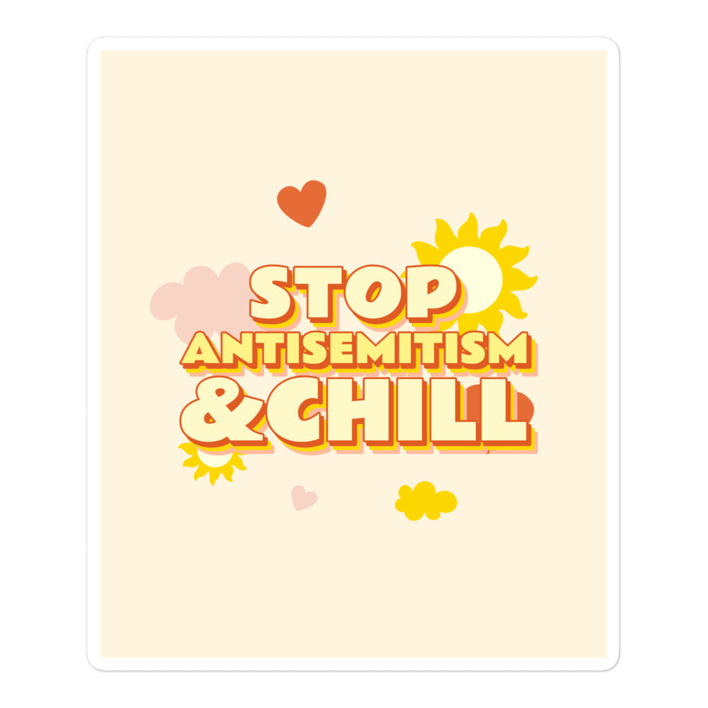 Chill Retro | Antisemitism | Kiss Cut Sticker