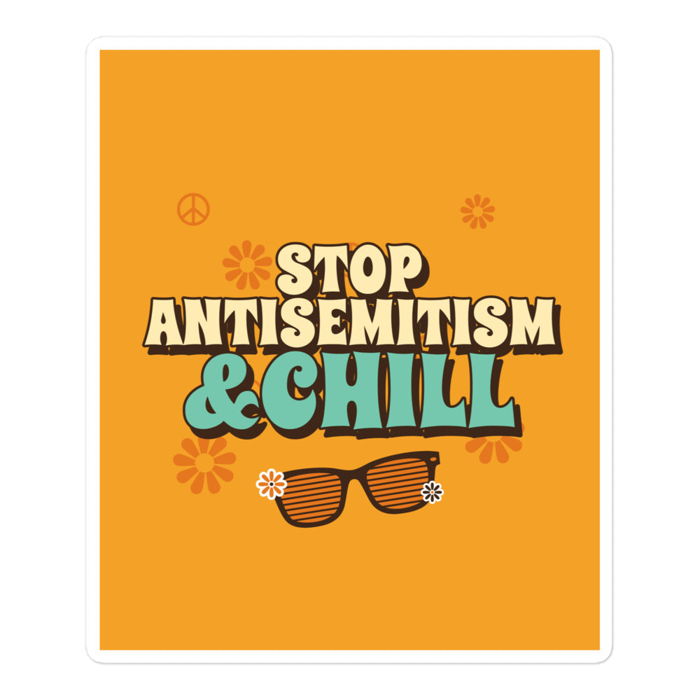 Chill Retro | Antisemitism | Kiss Cut Sticker