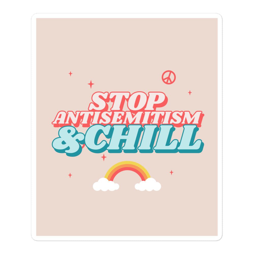 Chill Retro | Antisemitism | Kiss Cut Sticker