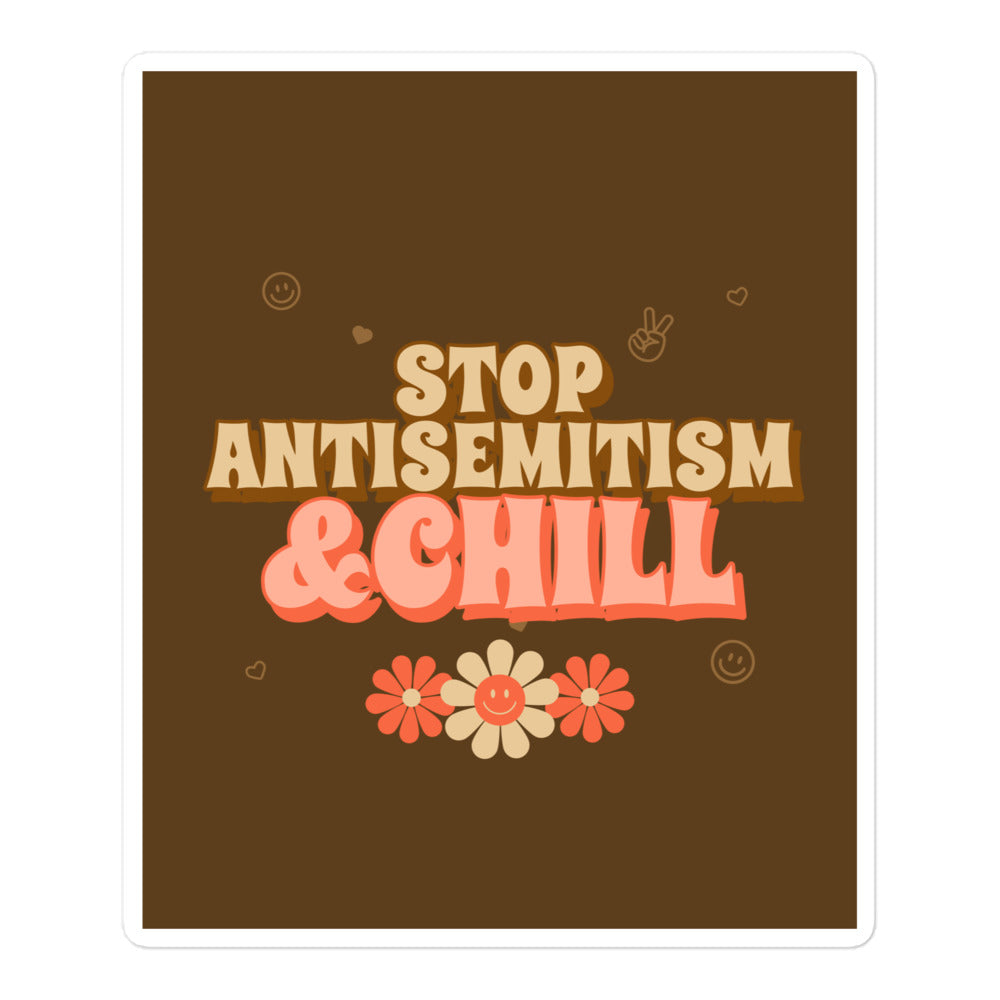 Chill Retro | Antisemitism | Kiss Cut Sticker