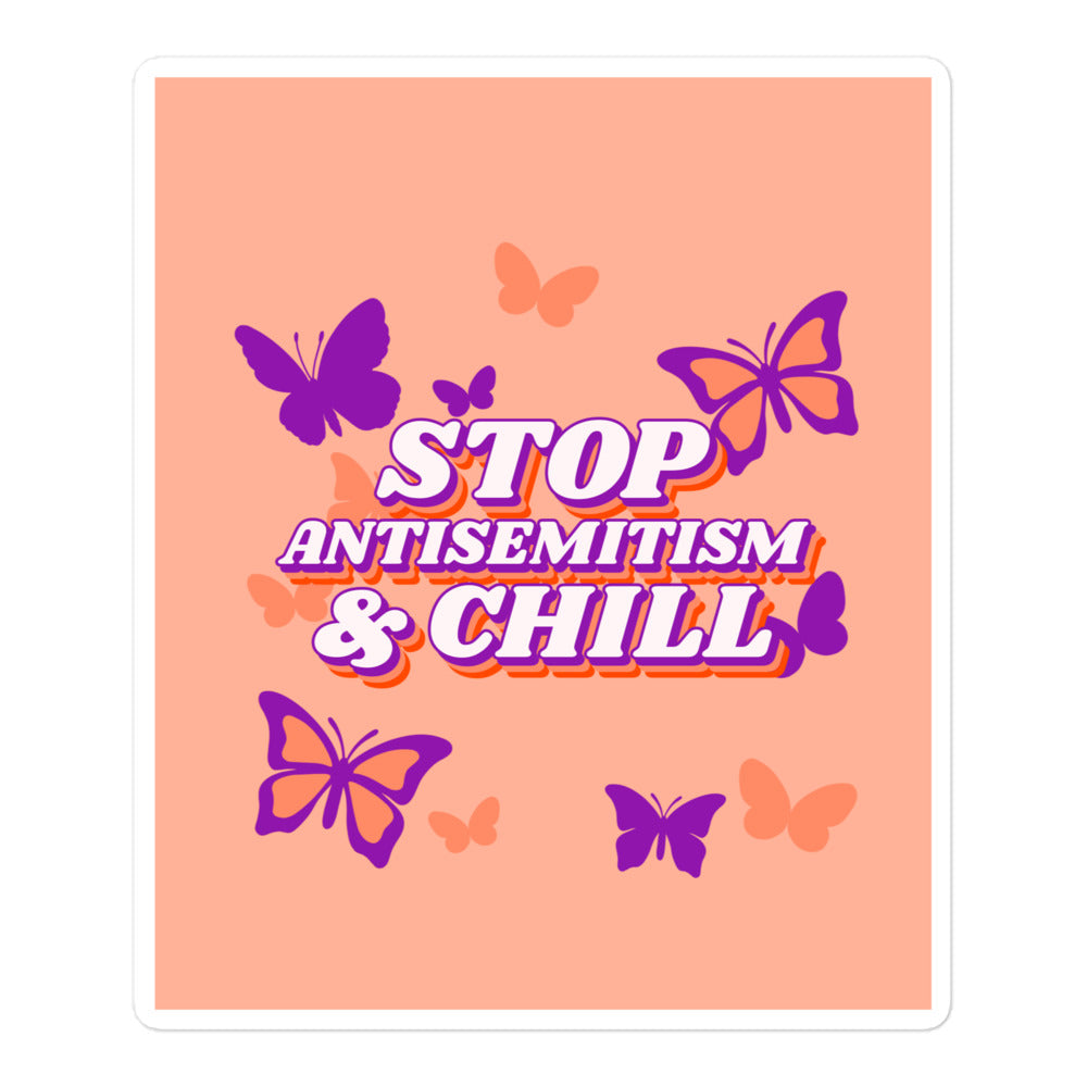 Chill Retro | Antisemitism | Kiss Cut Sticker