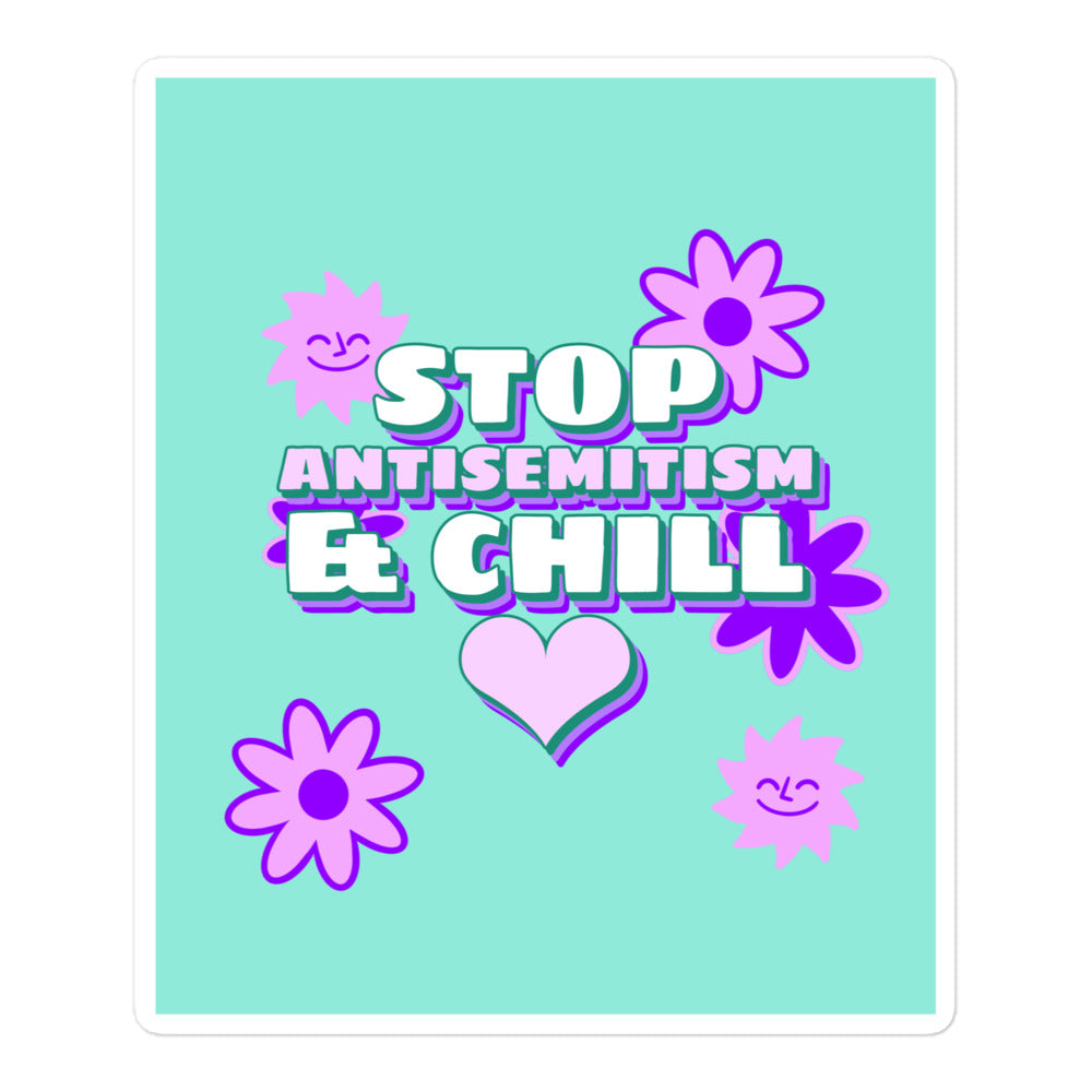 Chill Retro | Antisemitism | Kiss Cut Sticker