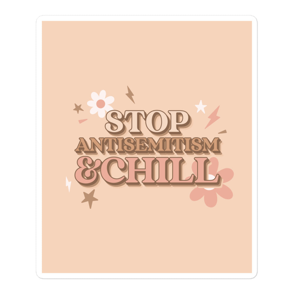 Chill Retro | Antisemitism | Kiss Cut Sticker