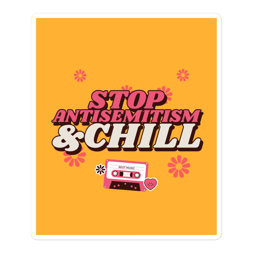 Chill Retro | Antisemitism | Kiss Cut Sticker