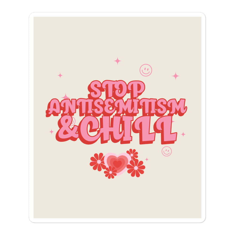 Chill Retro | Antisemitism | Kiss Cut Sticker