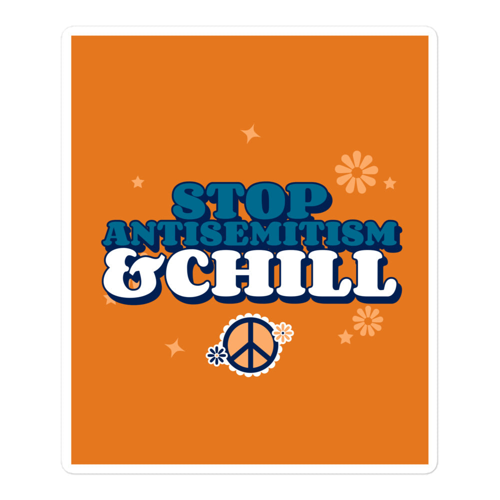 Chill Retro | Antisemitism | Kiss Cut Sticker