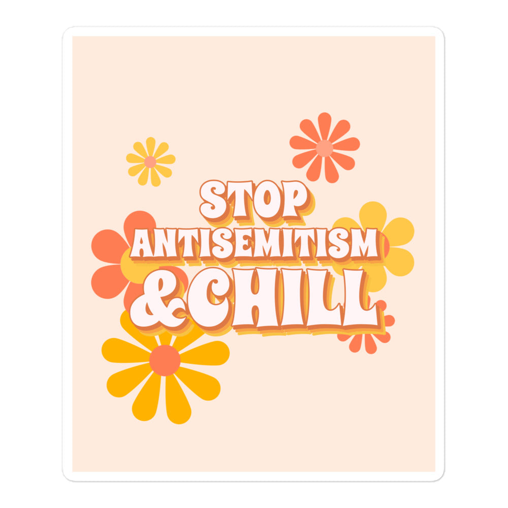Chill Retro | Antisemitism | Kiss Cut Sticker