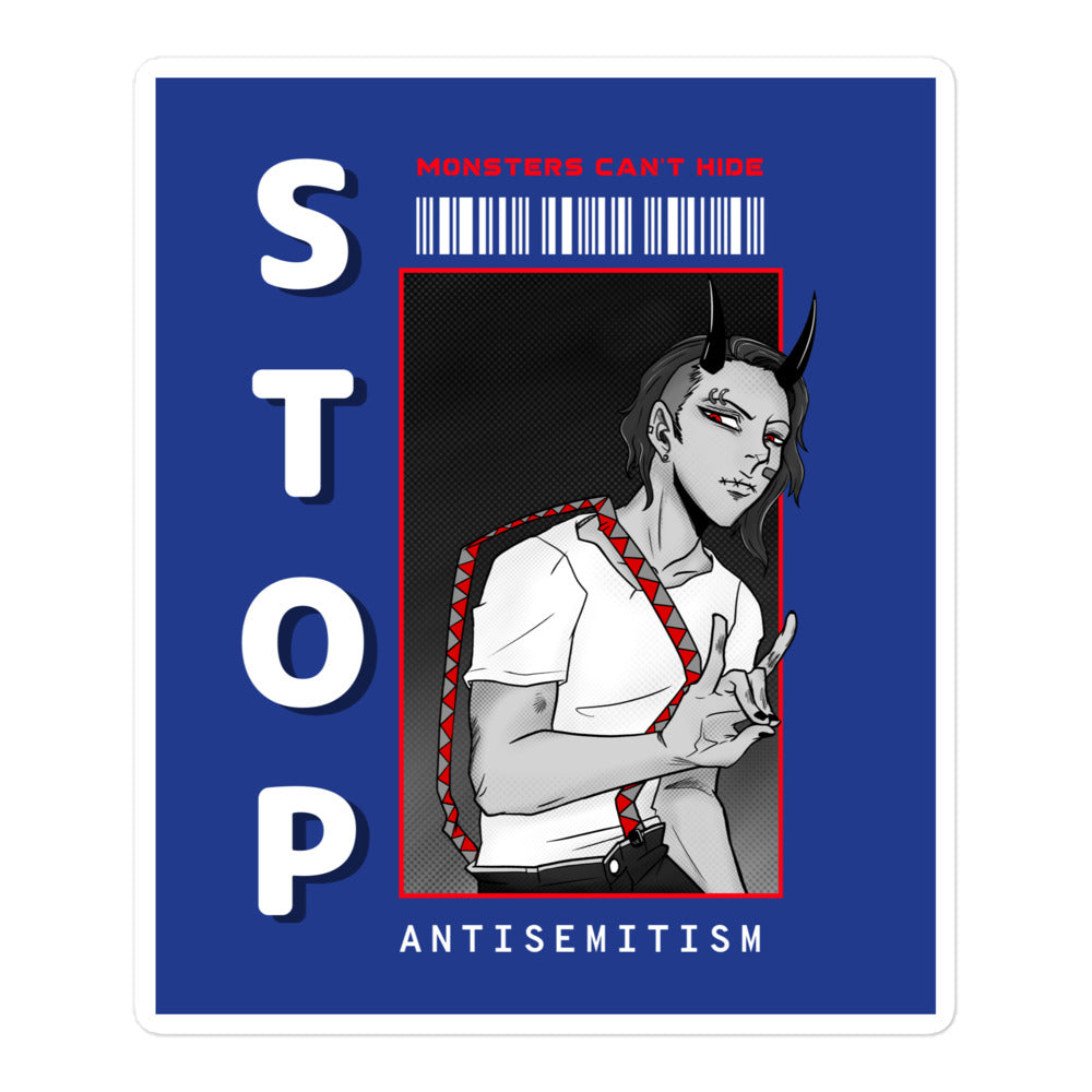 Monsters Can't Hide | Kiss Cut Sticker Jouparty