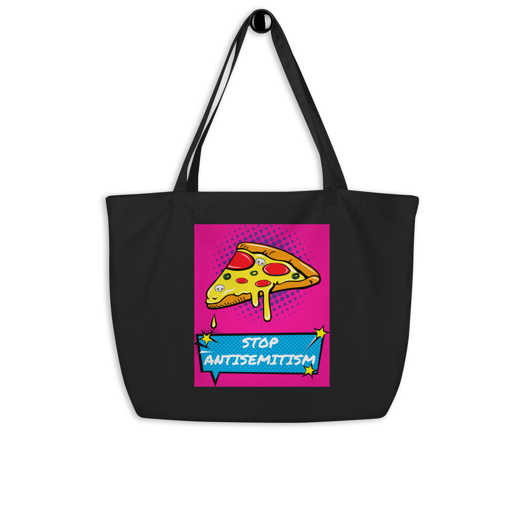 Pop Art Style | Antisemitism | Large Organic Tote Bag Jouparty