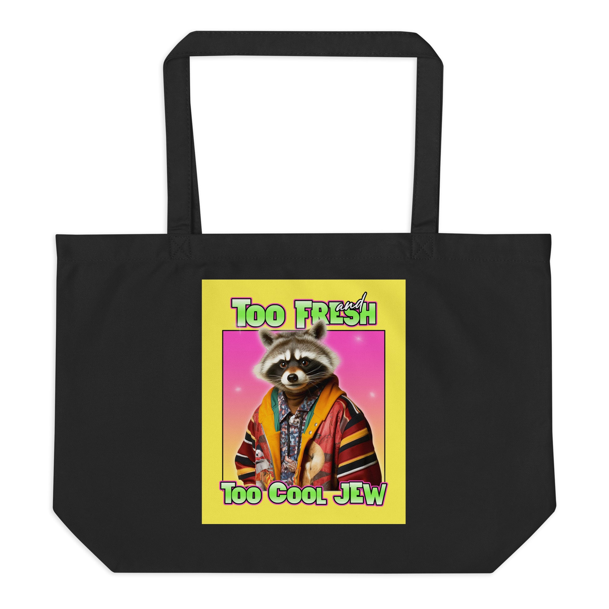 Mr Racoon | Large Organic Tote Bag