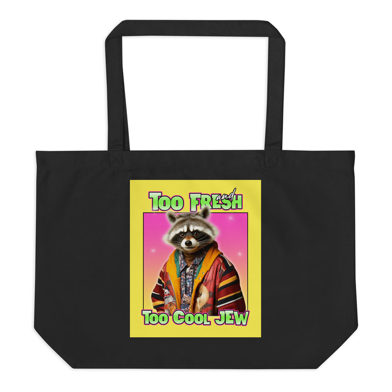 Mr Racoon | Large Organic Tote Bag