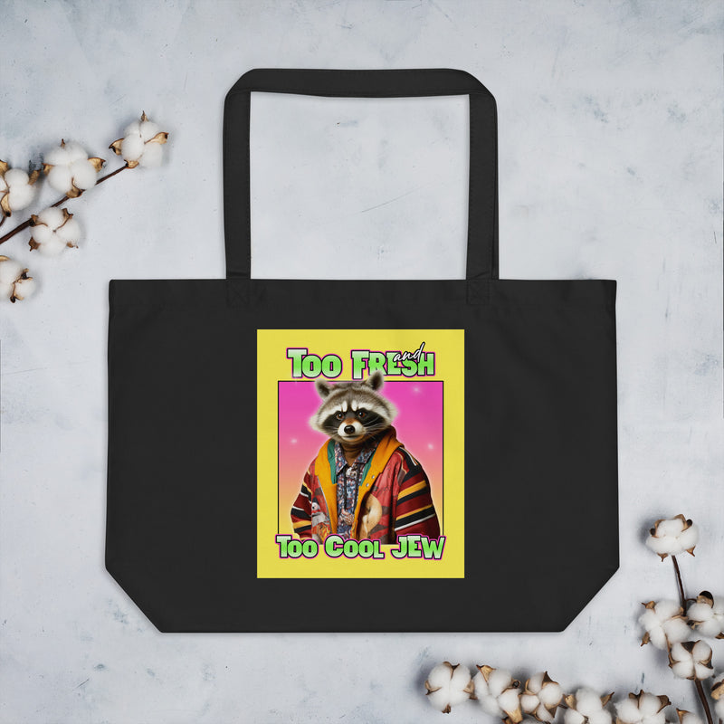 Mr Racoon | Large Organic Tote Bag