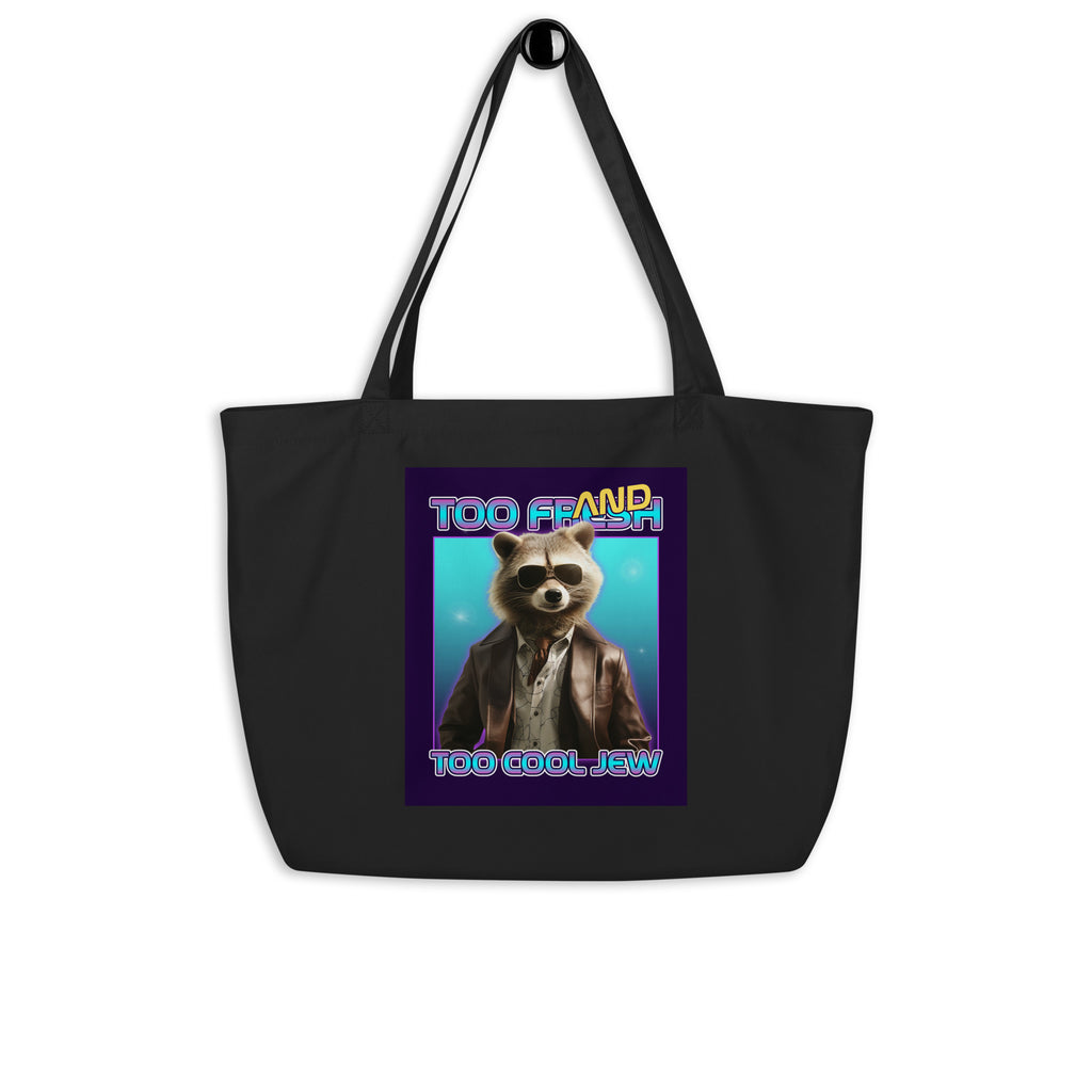 Mr Racoon | Large Organic Tote Bag