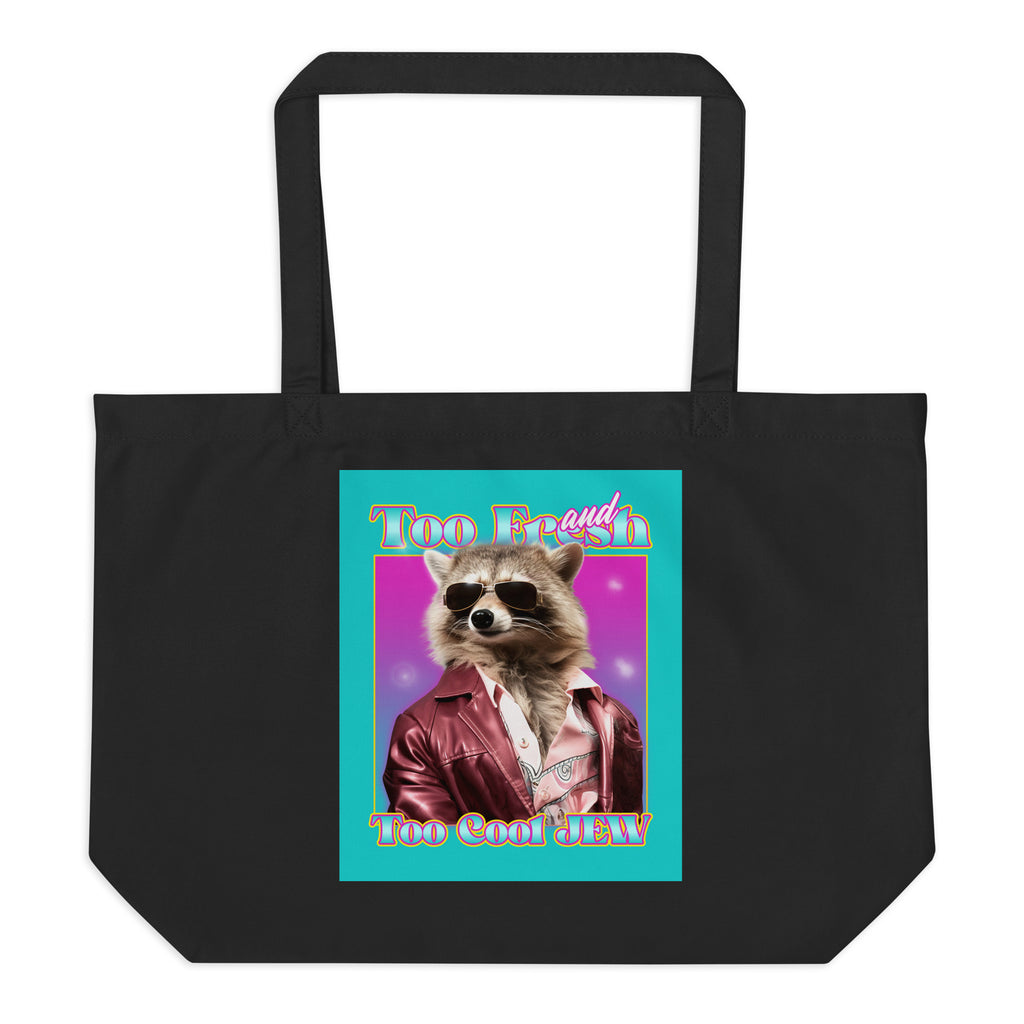 Mr Racoon | Large Organic Tote Bag