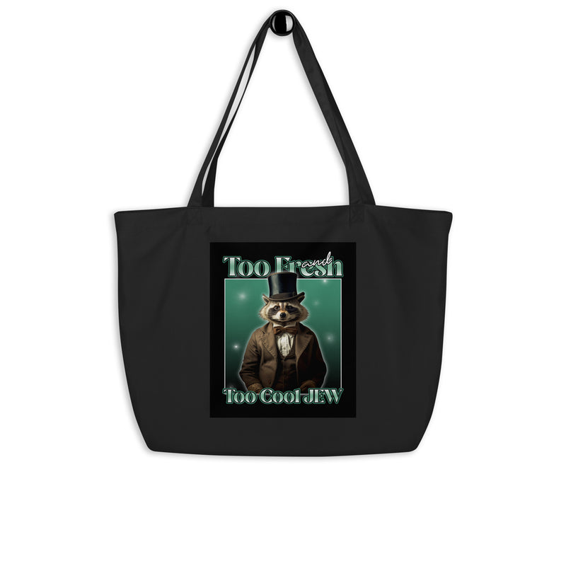 Mr Racoon | Large Organic Tote Bag