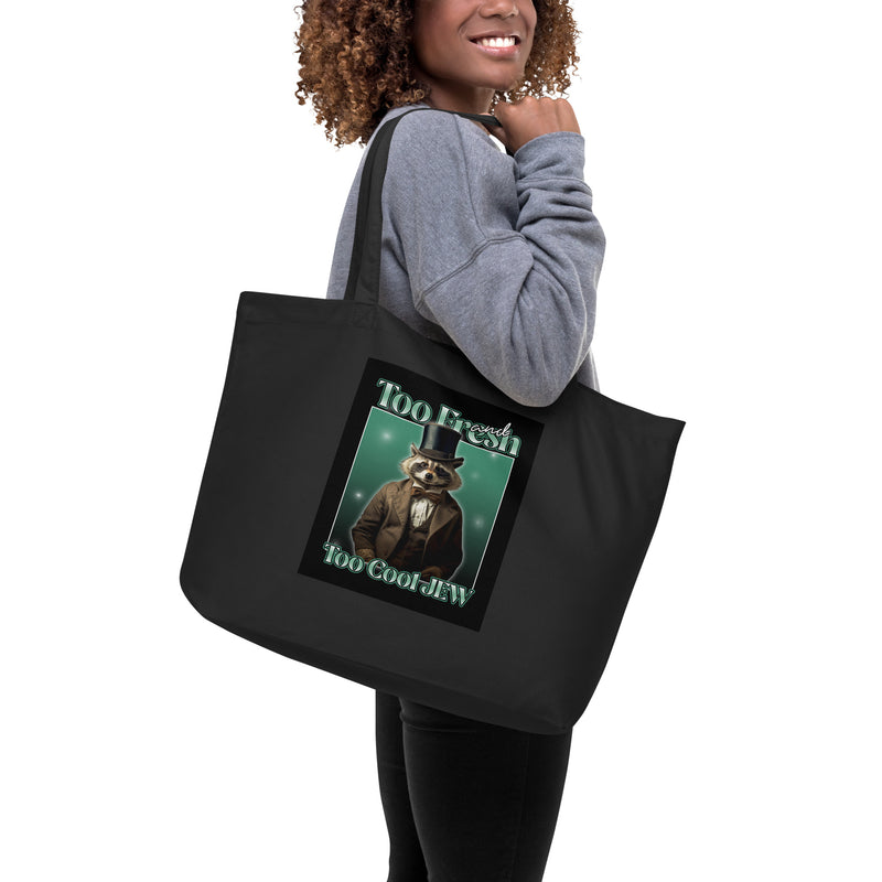 Mr Racoon | Large Organic Tote Bag