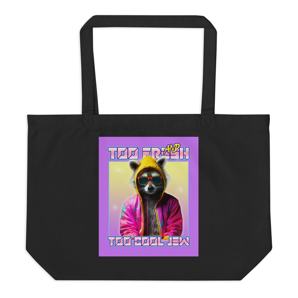 Mr Racoon | Large Organic Tote Bag