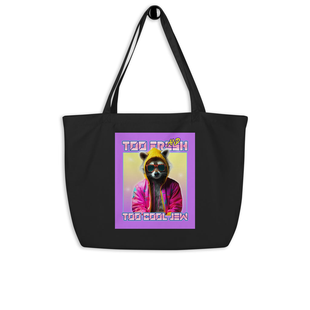 Mr Racoon | Large Organic Tote Bag