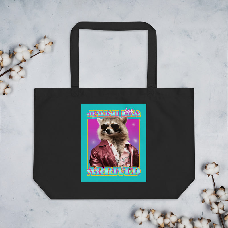 Mr Racoon | Large Organic Tote Bag