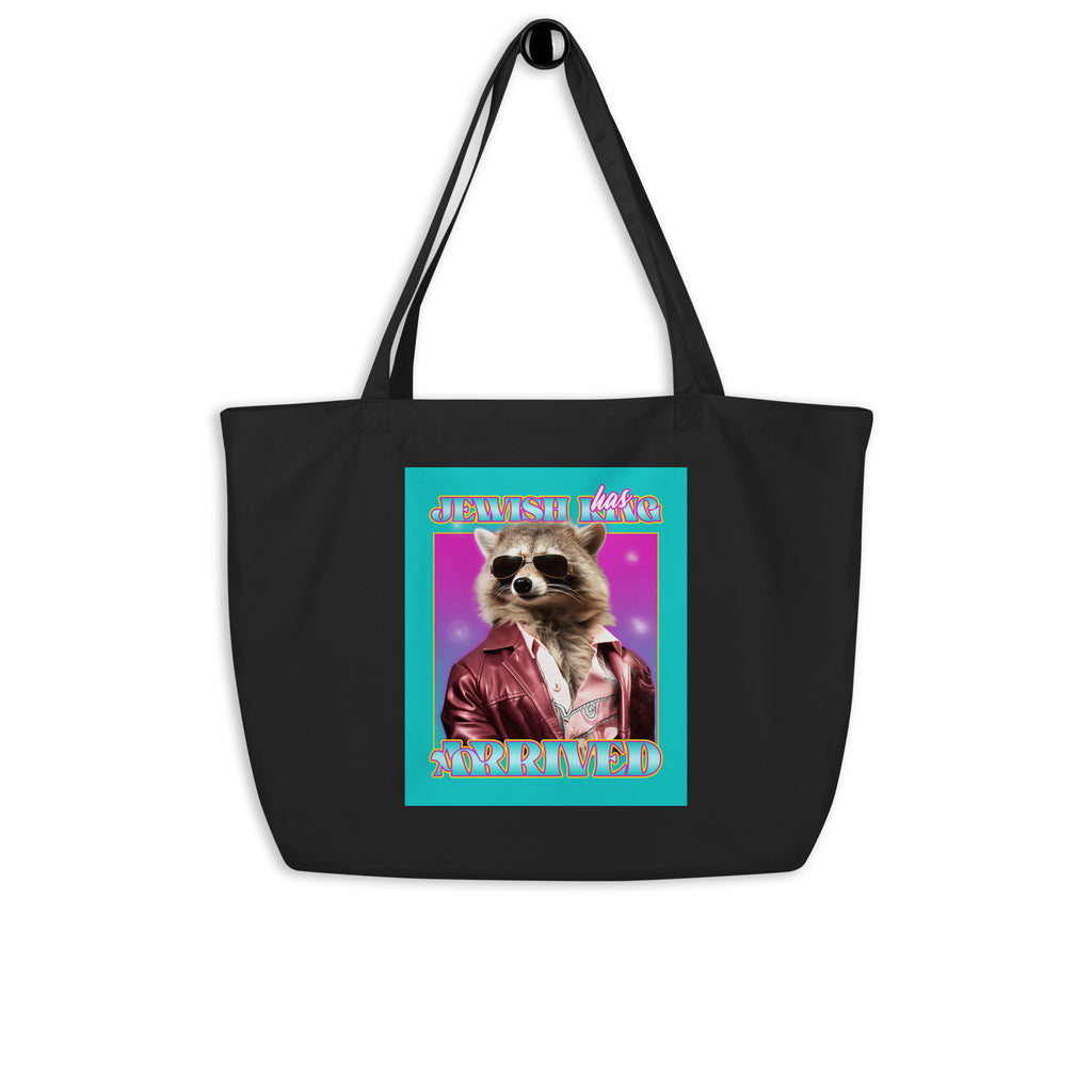 Mr Racoon | Large Organic Tote Bag