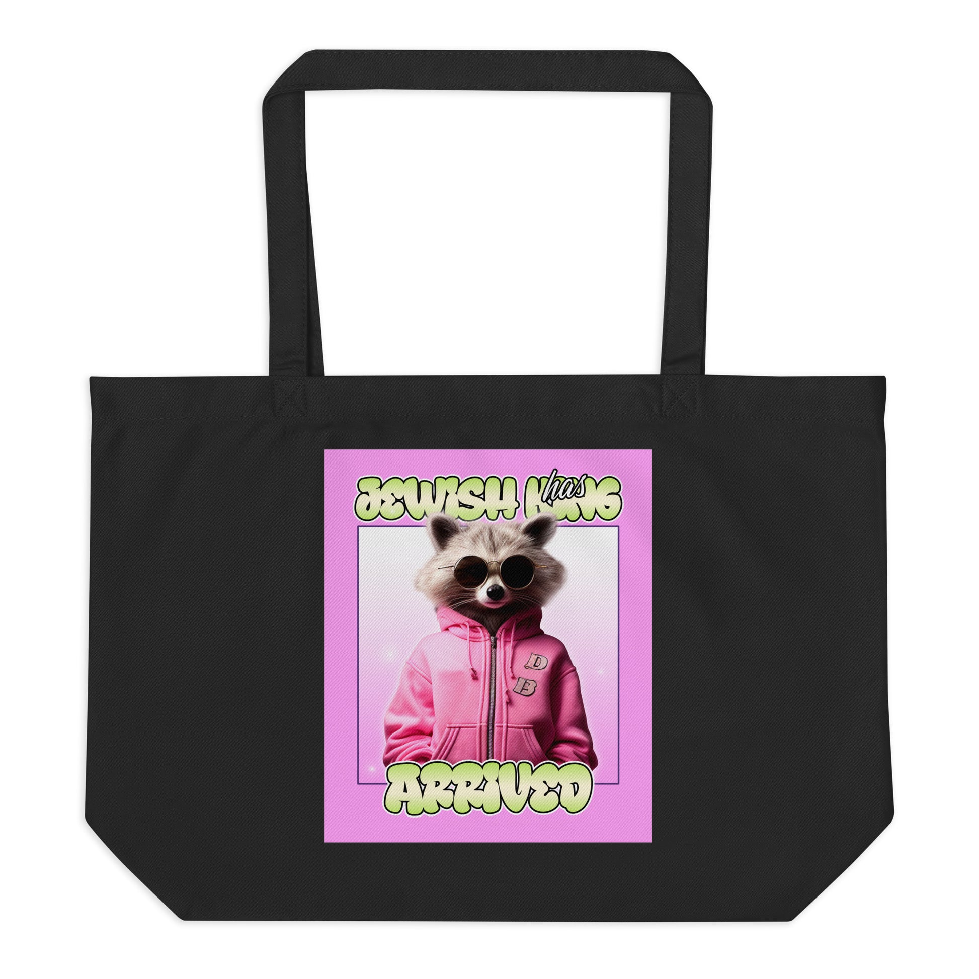 Mr Racoon | Large Organic Tote Bag Jouparty