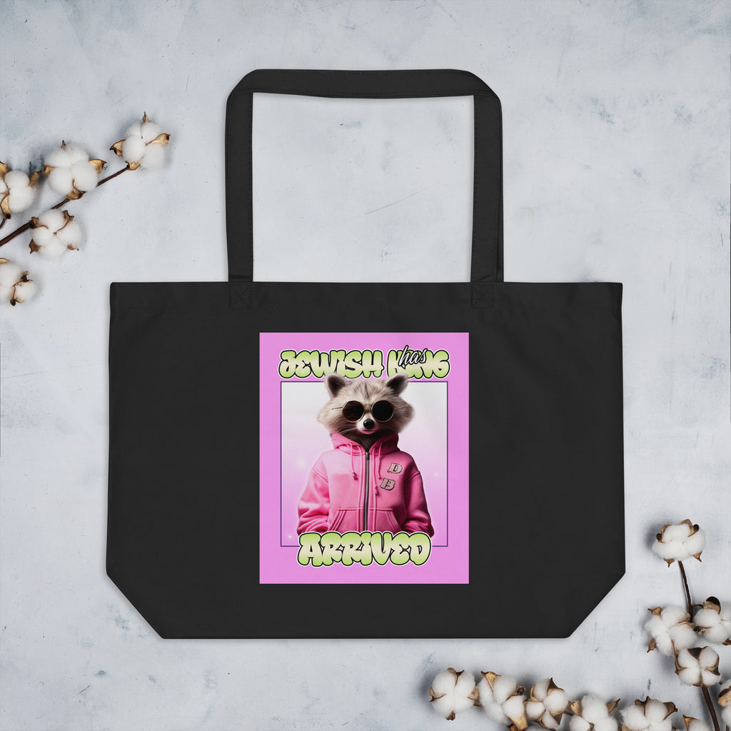 Mr Racoon | Large Organic Tote Bag Jouparty