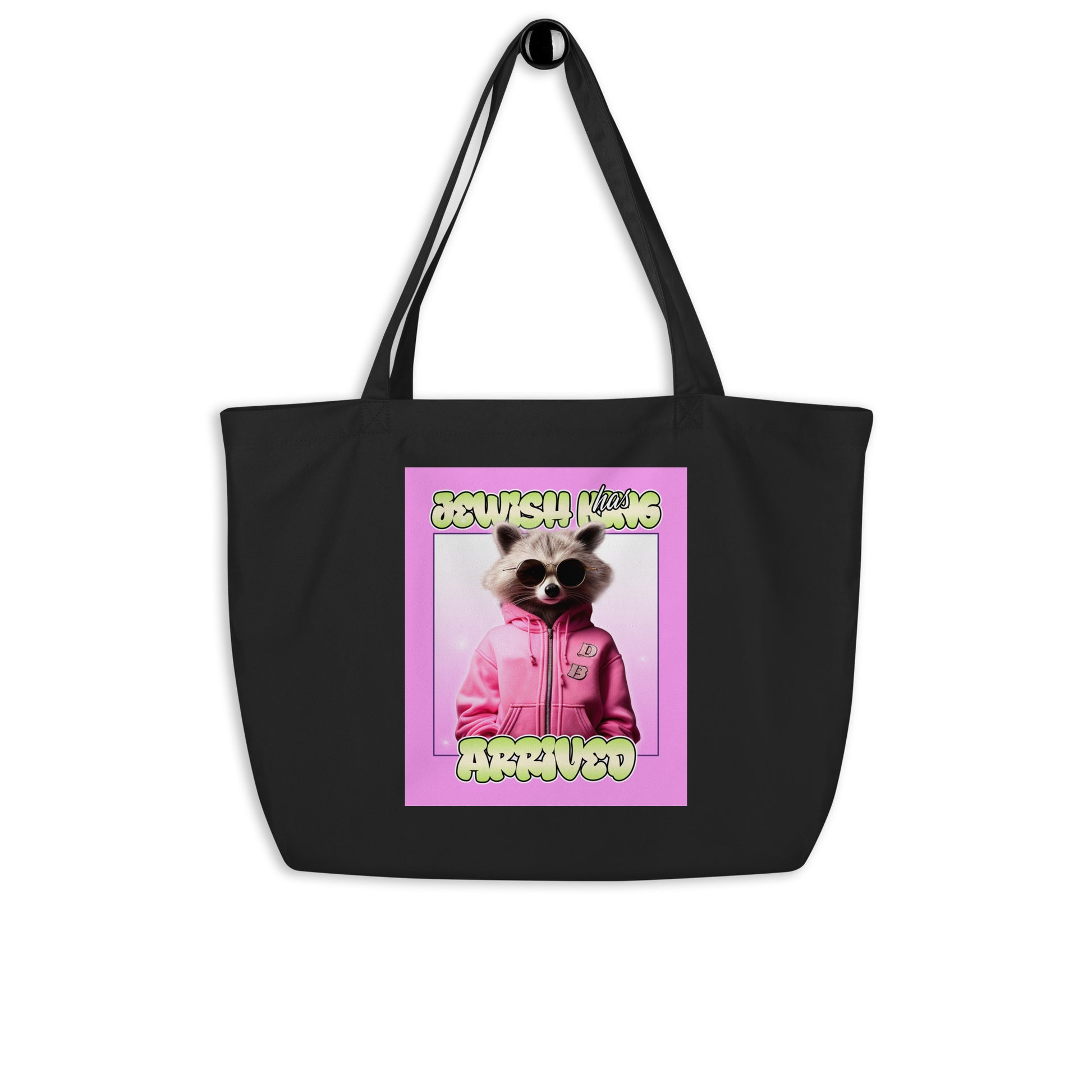 Mr Racoon | Large Organic Tote Bag Jouparty