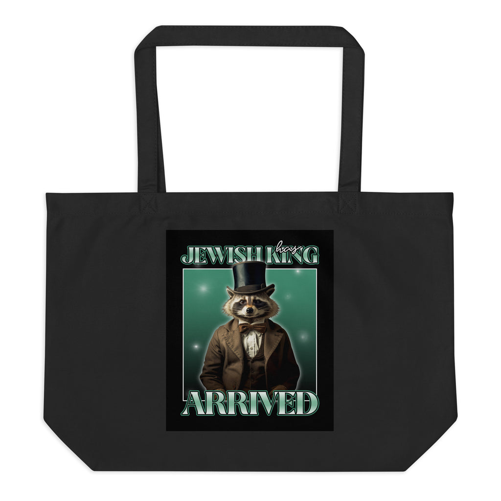 Mr Racoon | Large Organic Tote Bag Jouparty