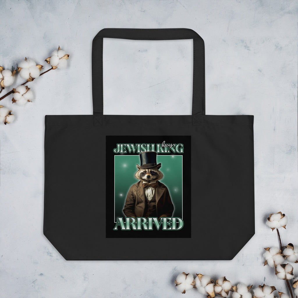Mr Racoon | Large Organic Tote Bag Jouparty
