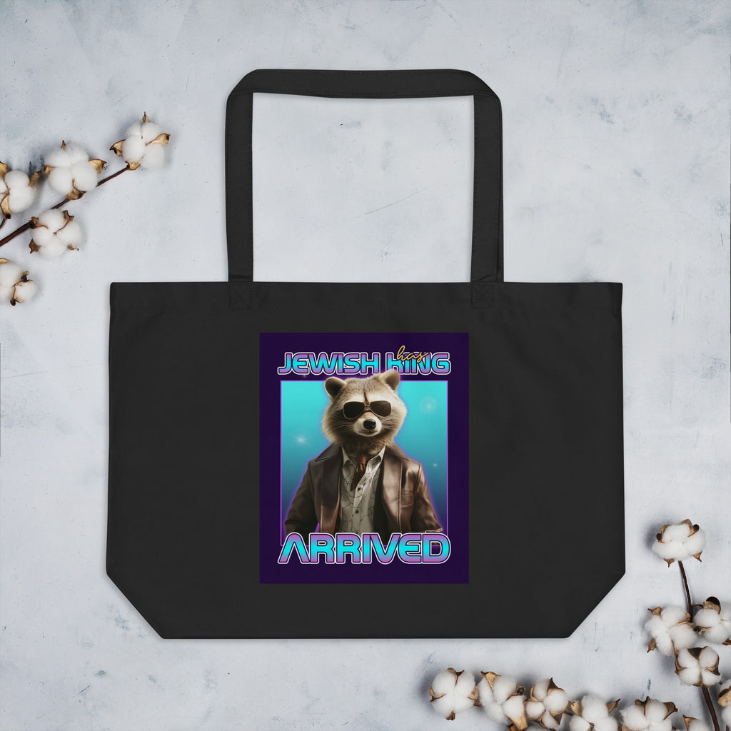 Mr Racoon | Large Organic Tote Bag